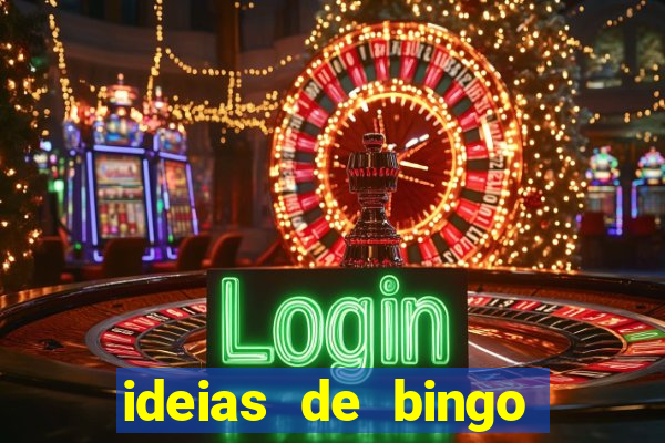 ideias de bingo para o natal